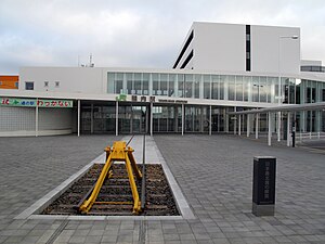 2011年開始運作的稚內車站新站舍