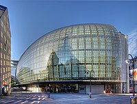 Das Kölner Weltstadthaus. Ansicht von der Schildergasse