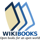 Wikibooks logo from 2009 to the present