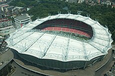 El Estadio de Fútbol de Hongkou, sede del torneo.
