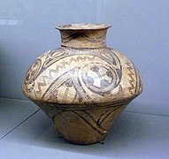 Keramična posoda, najdena v Romuniji, 3700-3500 pr. n. št.