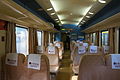 Hard seat interior on the Shanghai-Lhasa train