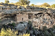 Cliff dwellings of the Sinagua people.