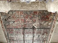 Fresco in the temple interior. Virupaksha temple