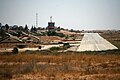 Tower und Rollbahn am südlichen Bereich der Chazerim Airbase