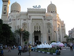 Juli 2013: El-Mursi Abul-Abbas Moschee in Alexandria (Ägypten)