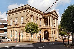 Accrington, the administrative centre of Hyndburn