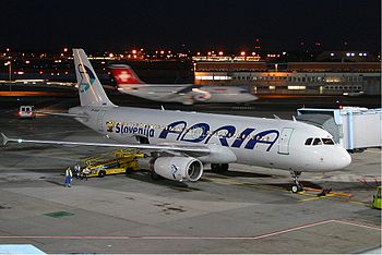 Adria Airways Airbus A320-231 at FRA