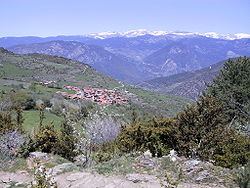 Anvista d'o lugar d'Ansovell en o termin de Cava