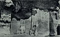 La stele "Q" in una fotografia del 1893 della Egypt Exploration Society