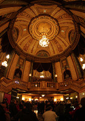 The State Theatre on Market Street was opened in 1929. Atrium of State Theatre IMG 4687a.jpg