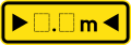 (W8-208) Limited Width Warning (used in New South Wales)