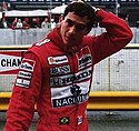 Ayrton Senna à Imola en 1989.