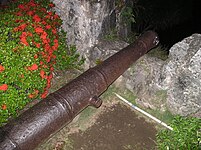 Batería del fuerte de San Pedro, en Cebú (Filipinas).