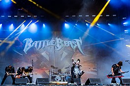 Battle Beast yn 2019