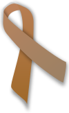 Brown ribbon