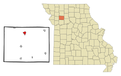 Location of Caldwell County