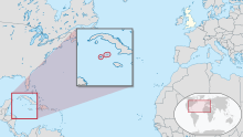 Location of Cayman Islands