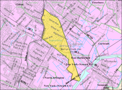 Census Bureau map of Rutherford, New Jersey