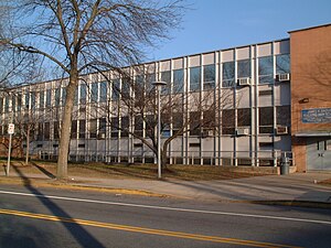 Charter School of Wilmington side entrance