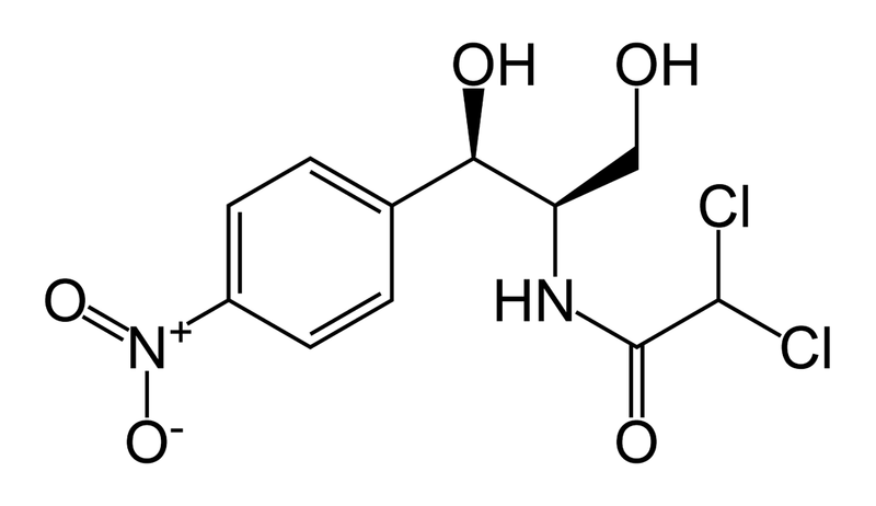 Image:Chloramphenicol-2D-skeletal.png