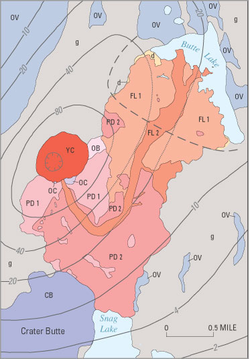 Cinder Cone Lassen geologic map.png