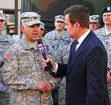 Colonel Marc Ferraro interviewed by Mike Jerrick (cropped).jpg