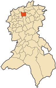 Distretto di Sidi Bel Abbes – Localizzazione