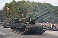 Columns of parading tanks, Warsaw, 2007