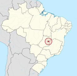 Location of Federal District in Brazil