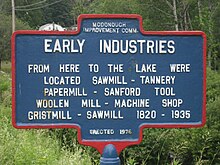 Early Industry of McDonough, NY