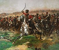 Il 4° Ussaro francese nella battaglia di Friedland, di Edouard Detaille, 1891.