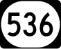 Kentucky Route 536 marker