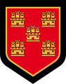 Écusson de la région de gendarmerie de Poitou-Charentes reprenant les armoiries de la province du Poitou.