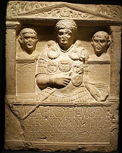 Marcus Caelius sírköve, „elesett Varus csatájában”