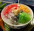 Es campur, a popular dessert from Indonesia which also use carrageenan jellies