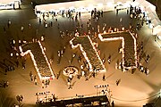 1.17 memorial in Kobe in January 2005, ten years later