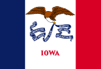 Bandeira de Iowa (1921–2018)