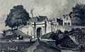 Waterloo-Tor (Stahlstich von 1850)