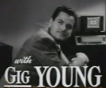 O actor estausunidense Gig Young en a cinta Old Acquaintance (1943).