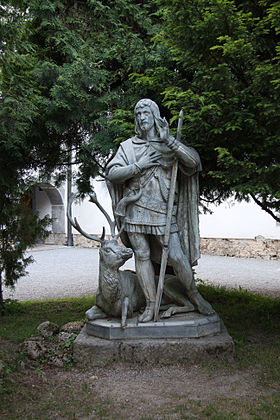 kip Sv. Huberta, grad Bistra