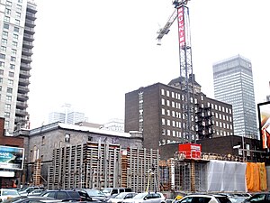 Construction de l'édifice (décembre 2013)