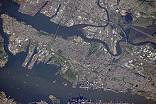 Satellite view of Jersey City ISS-43 Jersey City.jpg