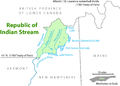 Image 33Map of the Republic of Indian Stream (from History of New Hampshire)