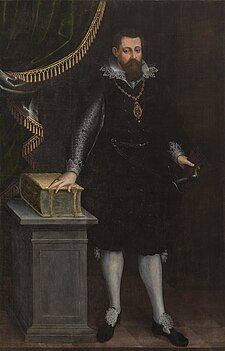 Portrét Jáchyma Ondřeje Šlika, nejspíše namalovaný v roce jeho svatby roku 1612