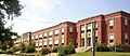 Former John Simpson Middle School at 218 West Fourth Street. Built in 1939, closed in 2007.