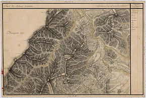 Săcuieu pe Harta Iosefină a Transilvaniei, 1769-1773 (Click pentru imagine interactivă)