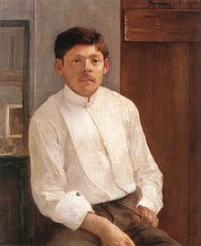 Ferenczy Károly: Kallós Ede portréja (1889)