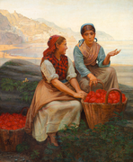 Venditrici di frutta ad Amalfi, 1879