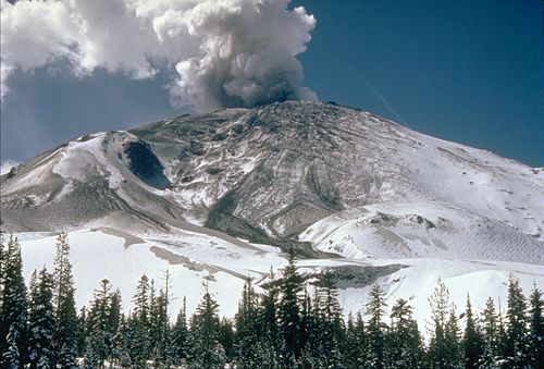 Mount St. Helens from the northeast.